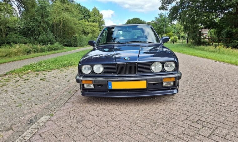 BMW 320i Cabrio E30 Royalblauw Met Blauw Leder 276000 Km 0