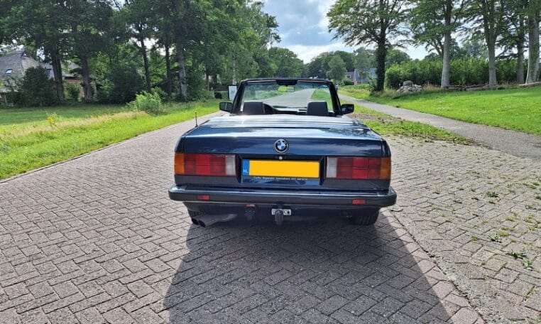 BMW 320i Cabrio E30 Royalblauw Met Blauw Leder 276000 Km 0
