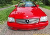 Mercedes Benz 500 SL Rood Met Beige Leder 109000 Mijl 1
