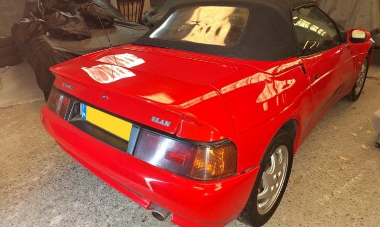 Lotus Elan Rood Met Zwart Leder Interieur 80000 Km 0