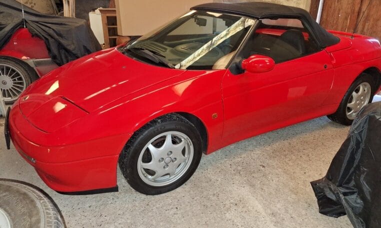 Lotus Elan Rood Met Zwart Leder Interieur 80000 Km 0