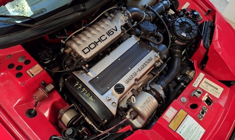 Lotus Elan Rood Met Zwart Leder Interieur 80000 Km 0