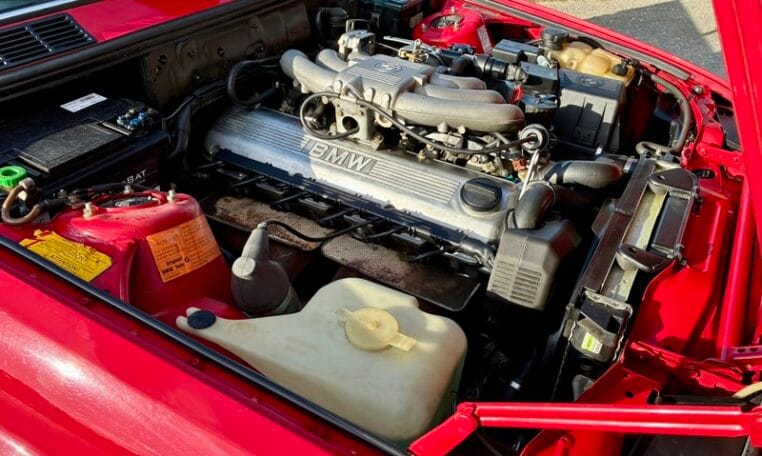 BMW 320i Cabrio E30 Rood Met Zwart Leder 148000 Km 0