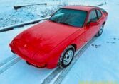Porsche 924 Coupe Rood Met Zwart Stoffen Interieur 0