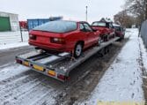 Porsche 924 Coupe Rood Met Zwart Stoffen Interieur 0