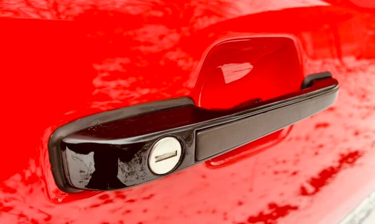 Porsche 924 Coupe Rood Met Zwart Stoffen Interieur 0