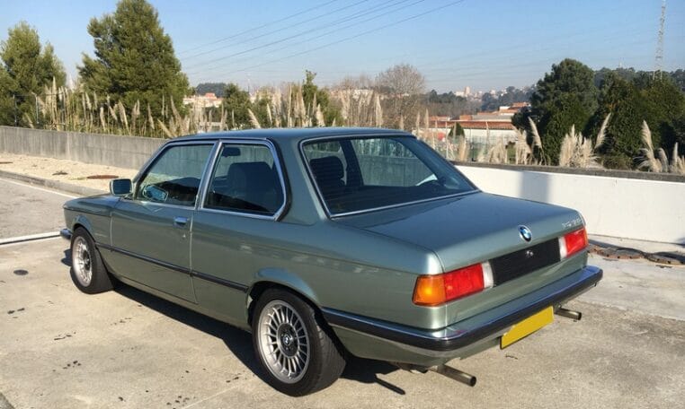 BMW 323i E21 6 Cyl. Groen Met Zwart Stof Recaro Sportinterieur 89000 Km 0
