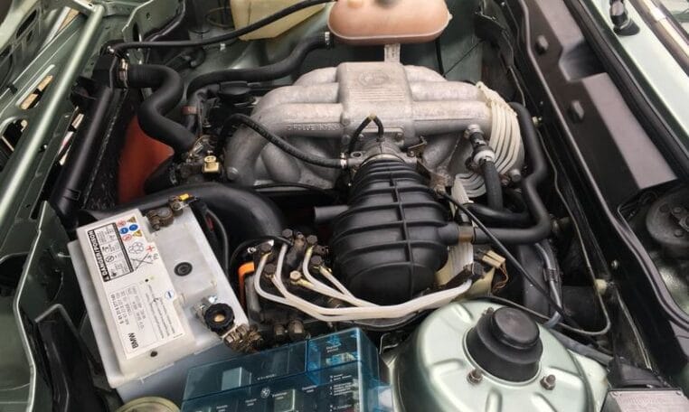 BMW 323i E21 6 Cyl. Groen Met Zwart Stof Recaro Sportinterieur 89000 Km 0