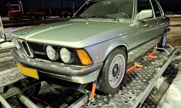 BMW 323i E21 6 Cyl. Groen Met Zwart Stof Recaro Sportinterieur 89000 Km 0