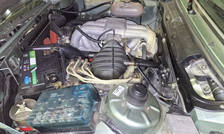 BMW 323i E21 6 Cyl. Groen Met Zwart Stof Recaro Sportinterieur 89000 Km 0