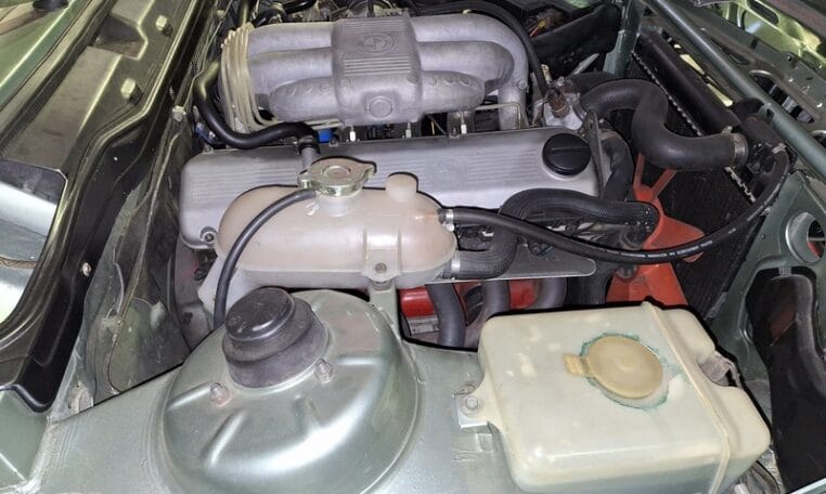 BMW 323i E21 6 Cyl. Groen Met Zwart Stof Recaro Sportinterieur 89000 Km 0