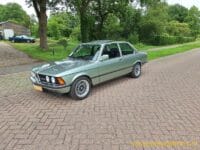 BMW 323i E21 6 Cyl. Groen Met Zwart Stof Recaro Sportinterieur 89000 Km 0