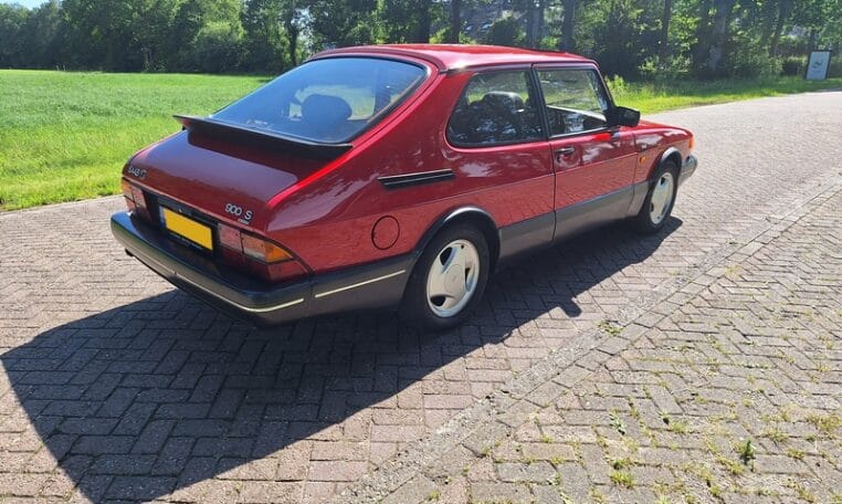 Saab 900 S 16V Rood Met Grijs Leder Interieur 94000 Km 0