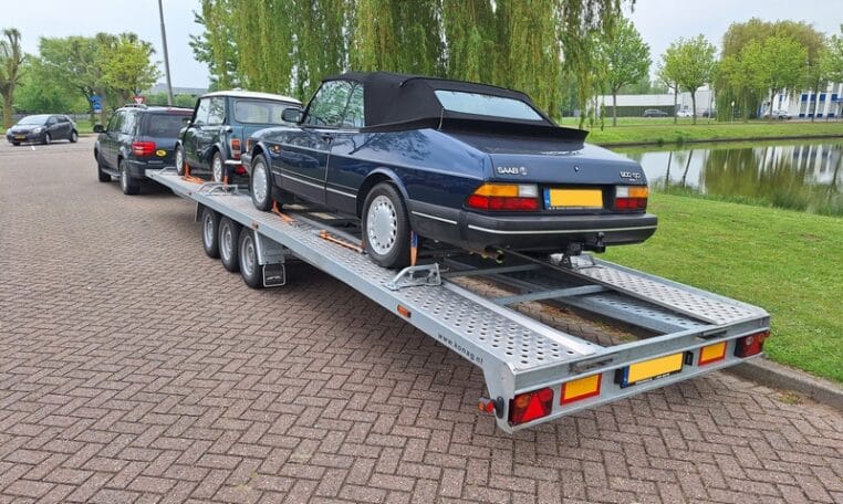 Saab 900 Ep Cabrio Low Pressure Turbo Blauw Met Grijs Leder 174000 Km 0