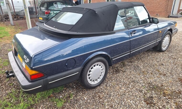 Saab 900 Ep Cabrio Low Pressure Turbo Blauw Met Grijs Leder 174000 Km 0