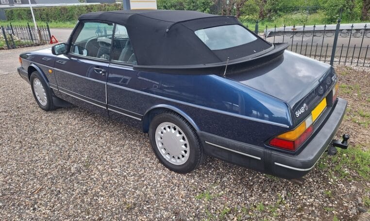 Saab 900 Ep Cabrio Low Pressure Turbo Blauw Met Grijs Leder 174000 Km 0