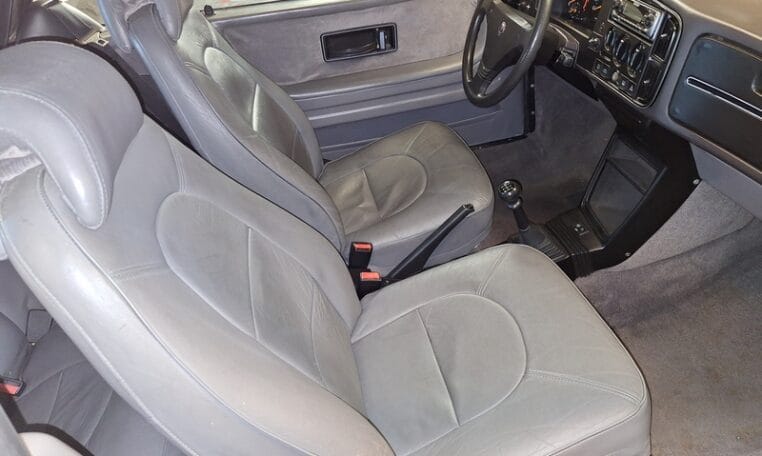 Saab 900 Ep Cabrio Low Pressure Turbo Blauw Met Grijs Leder 174000 Km 0