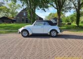 VW Kever 1303S Cabrio Wit Met Zwart Skai Interieur 0