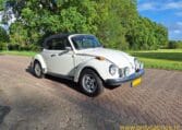 VW Kever 1303S Cabrio Wit Met Zwart Skai Interieur 0