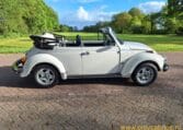 VW Kever 1303S Cabrio Wit Met Zwart Skai Interieur 0