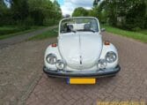 VW Kever 1303S Cabrio Wit Met Zwart Skai Interieur 0