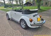 VW Kever 1303S Cabrio Wit Met Zwart Skai Interieur 0