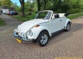 VW Kever 1303S Cabrio Wit Met Zwart Skai Interieur 0