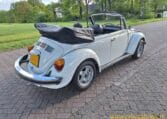 VW Kever 1303S Cabrio Wit Met Zwart Skai Interieur 0