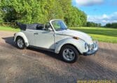 VW Kever 1303S Cabrio Wit Met Zwart Skai Interieur 0