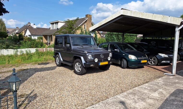 Mercedes 280 GE Kort Grijs Met Zwart Leder LPG 48000 Km 0