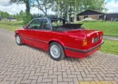 BMW 325i E30 Baur Cabriolet Rood Met Grijs Stof 152000 Km 0