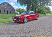 BMW 325i E30 Baur Cabriolet Rood Met Grijs Stof 152000 Km 0