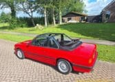 BMW 325i E30 Baur Cabriolet Rood Met Grijs Stof 152000 Km 0