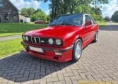 BMW 325i E30 Baur Cabriolet Rood Met Grijs Stof 152000 Km 0