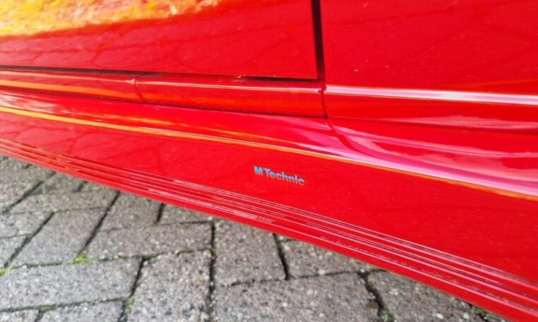 BMW 325i E30 Baur Cabriolet Rood Met Grijs Stof 152000 Km 0