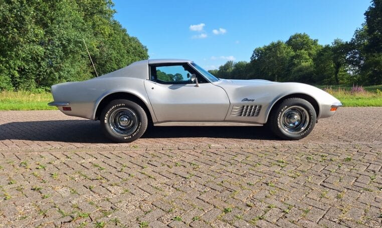 Chevrolet Corvette C3 Targa Zilver Met Zwart Leder 28000 Miles 0
