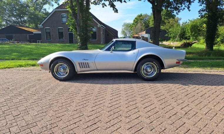 Chevrolet Corvette C3 Targa Zilver Met Zwart Leder 28000 Miles 0