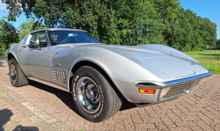 Chevrolet Corvette C3 Targa Zilver Met Zwart Leder 28000 Miles 0
