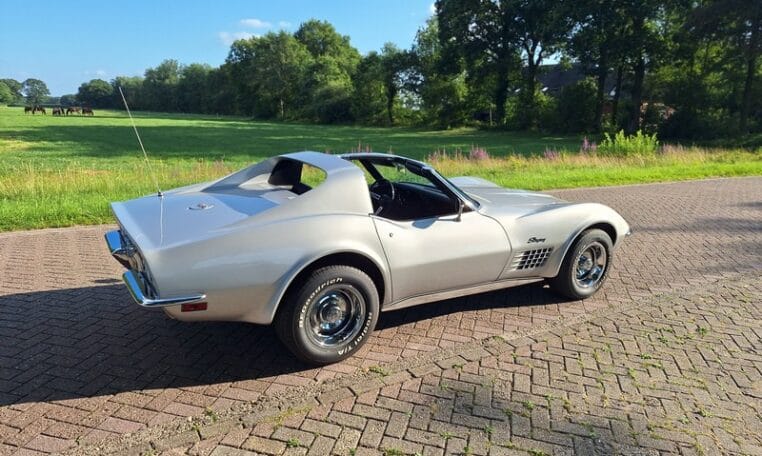 Chevrolet Corvette C3 Targa Zilver Met Zwart Leder 28000 Miles 0