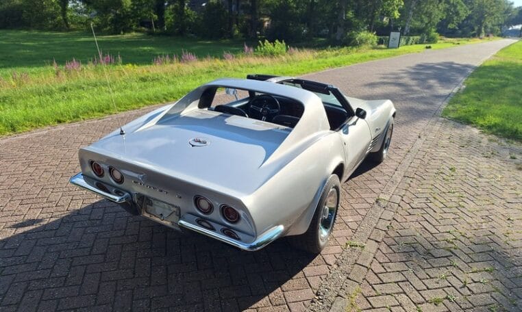 Chevrolet Corvette C3 Targa Zilver Met Zwart Leder 28000 Miles 0
