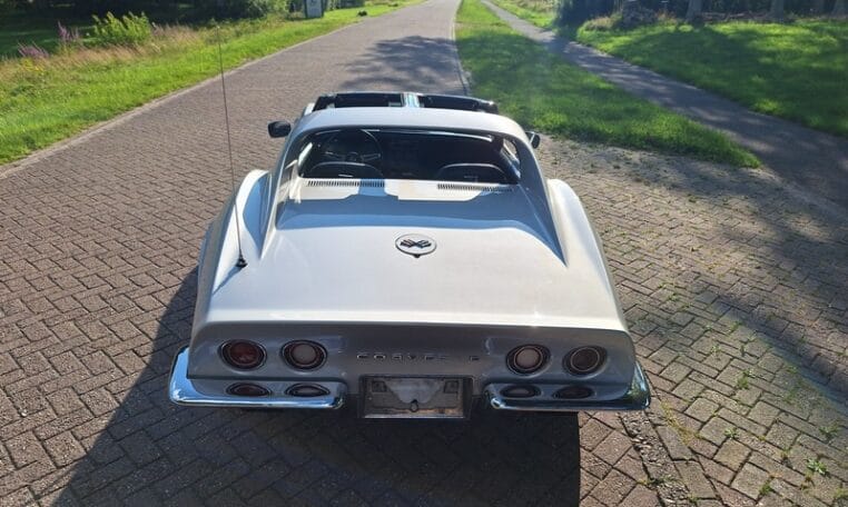Chevrolet Corvette C3 Targa Zilver Met Zwart Leder 28000 Miles 0