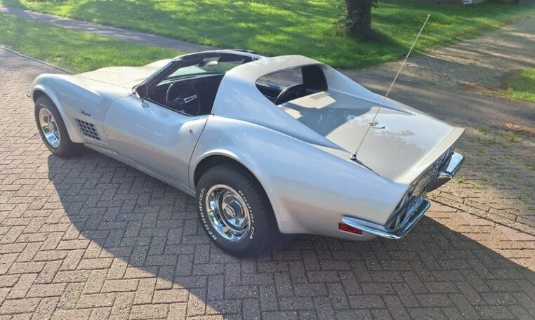 Chevrolet Corvette C3 Targa Zilver Met Zwart Leder 28000 Miles 0