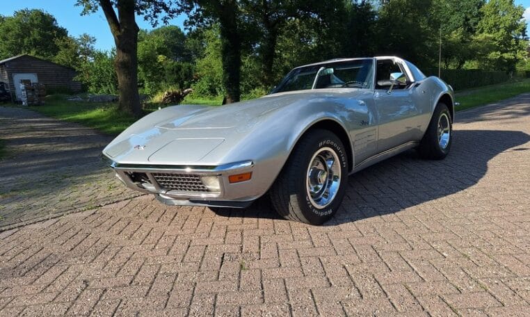 Chevrolet Corvette C3 Targa Zilver Met Zwart Leder 28000 Miles 0