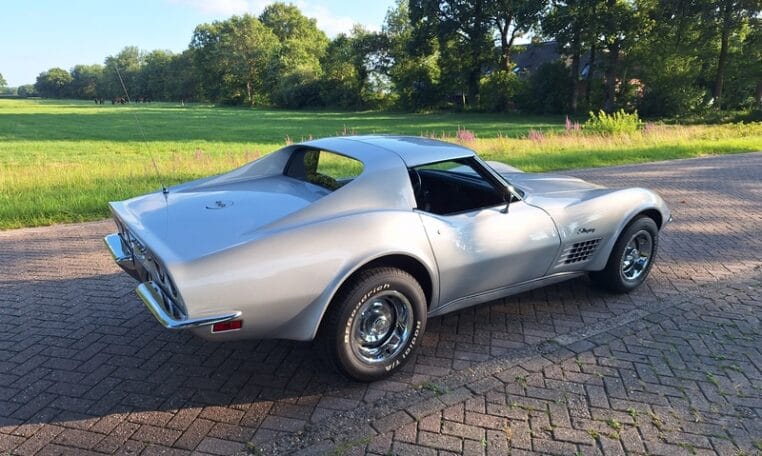 Chevrolet Corvette C3 Targa Zilver Met Zwart Leder 28000 Miles 0