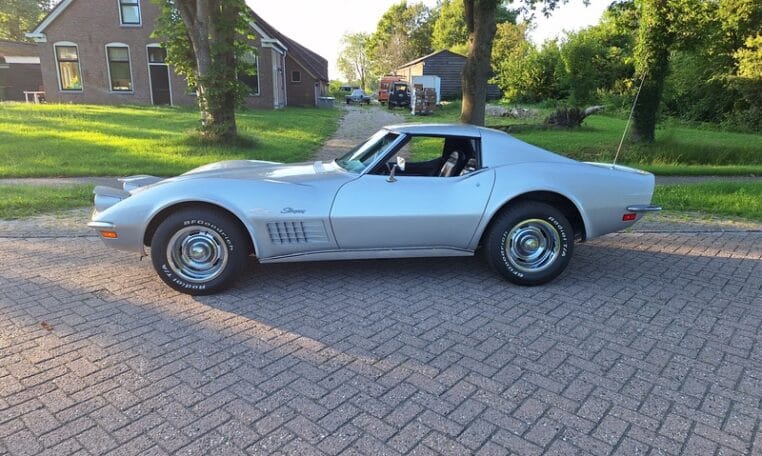 Chevrolet Corvette C3 Targa Zilver Met Zwart Leder 28000 Miles 0