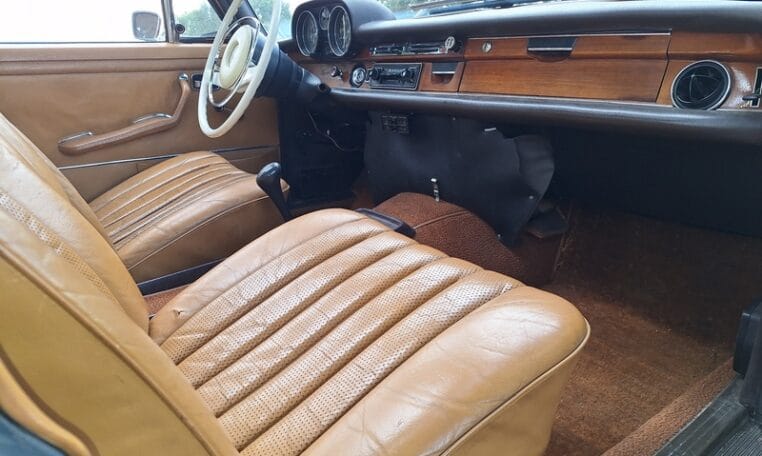 Mercedes 280 S Blauw Met Bruin Leder 136000 Km 0