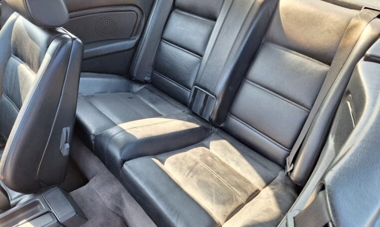 Oto's Voor BMW 325i Cabrio E30 M Tech II 114000 Km Lakzwart Met Zwart Leder 0