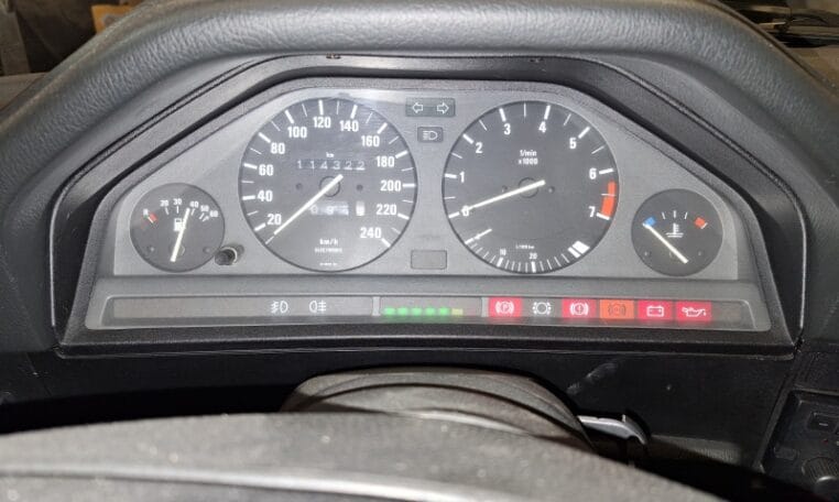 Oto's Voor BMW 325i Cabrio E30 M Tech II 114000 Km Lakzwart Met Zwart Leder 0