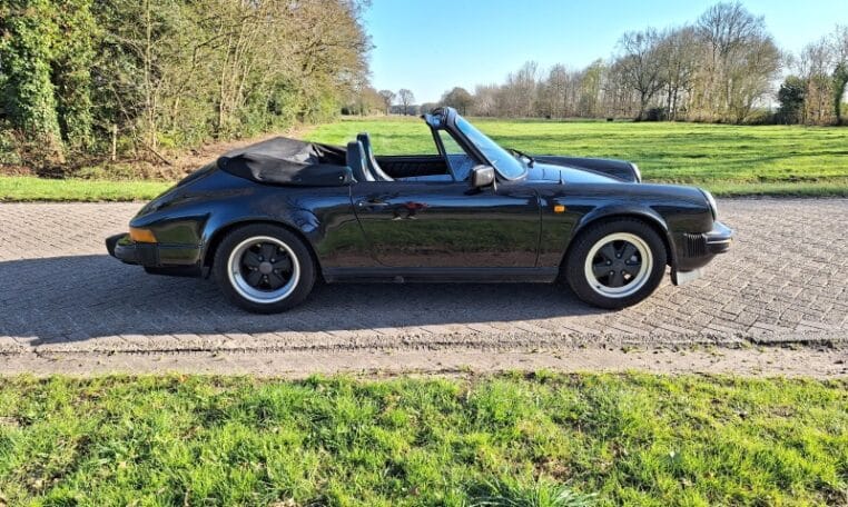 Oto's Voor Porsche 3.0 SC Cabrio Zwart Met Zwart Lederen Sportstoelen 163000 Km 0