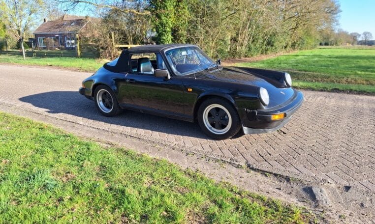 Oto's Voor Porsche 3.0 SC Cabrio Zwart Met Zwart Lederen Sportstoelen 163000 Km 0